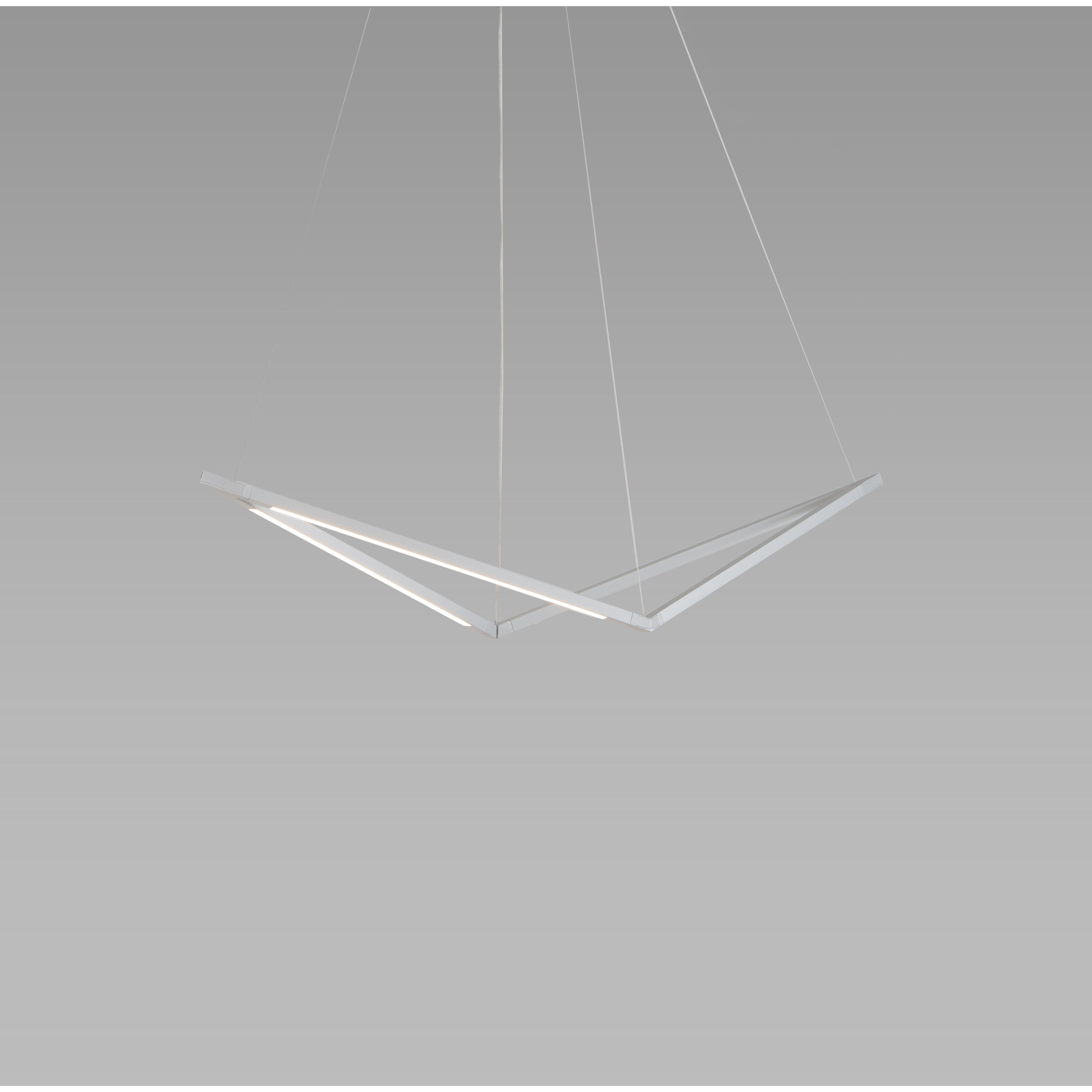 Z-Bar LED 10.5 inch Silver Pendant Ceiling Light, Bird